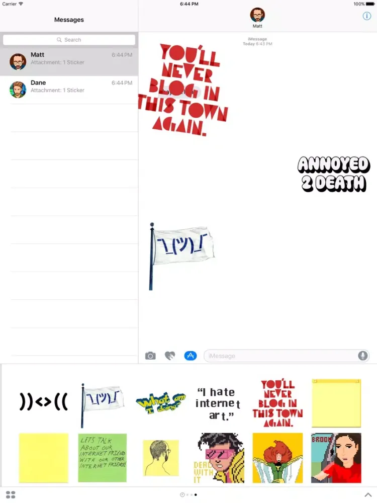 make something awful every day sticker pack iPad  Screenshots