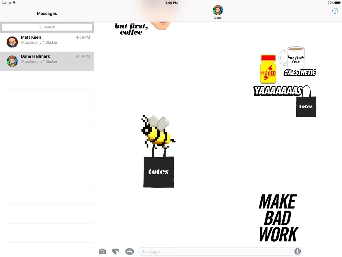 make something awful every day sticker pack iPad  Screenshots