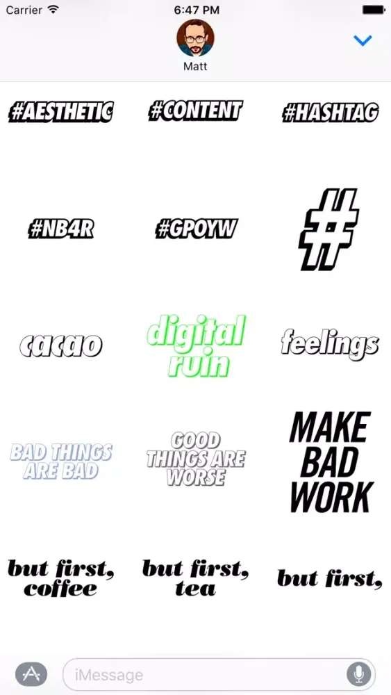 make something awful every day sticker pack Screenshots