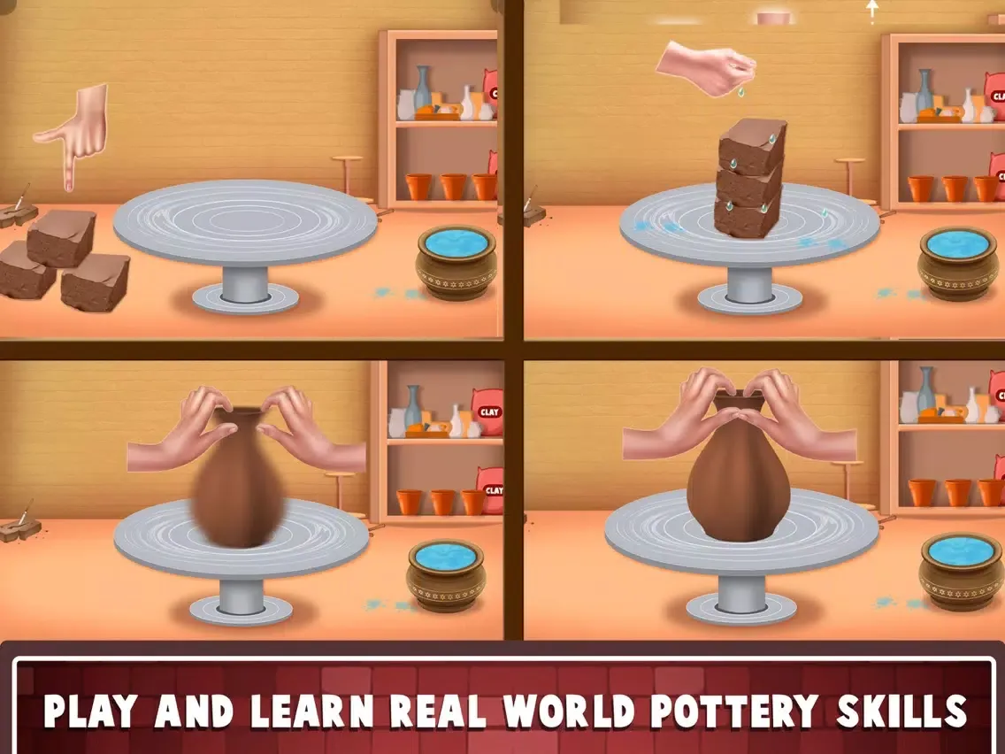 Create HD Pottery Clay Art iPad  سکرین شاٹس