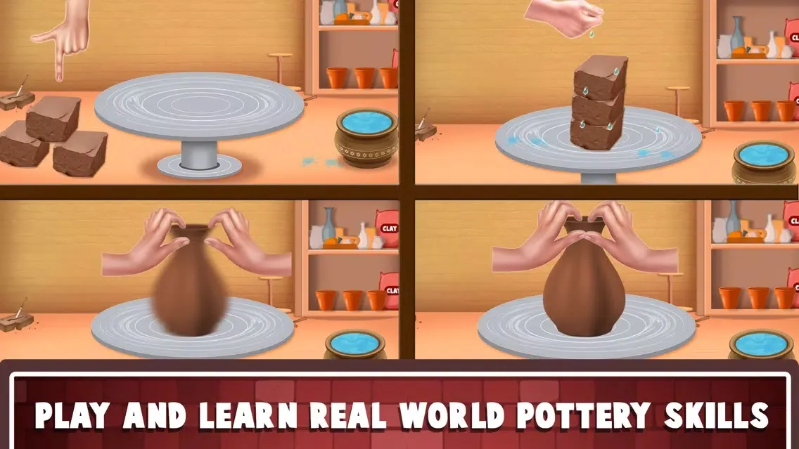 Create HD Pottery Clay Art سکرین شاٹس
