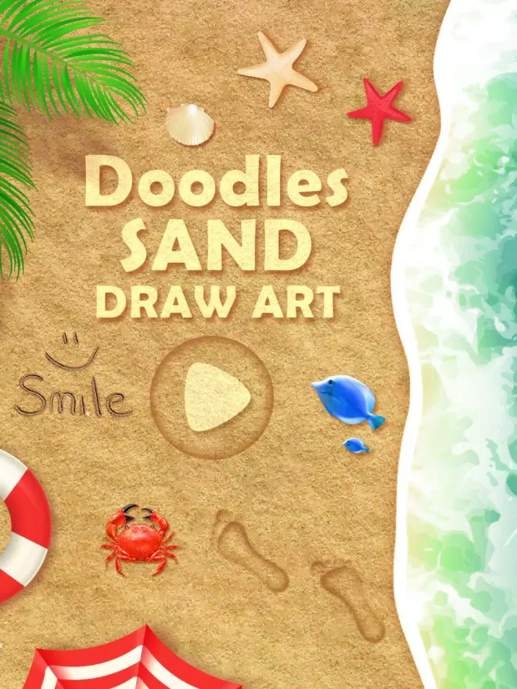 صور Doodles Sand Draw Art iPad 