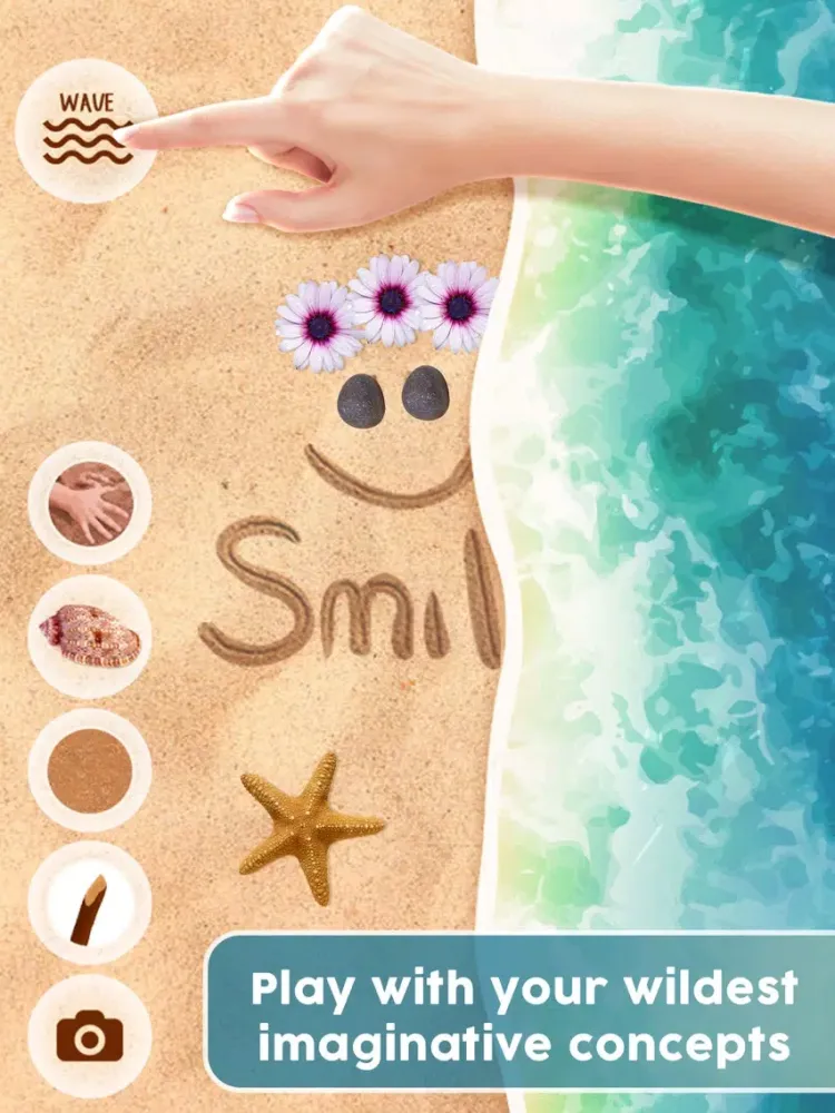 صور Doodles Sand Draw Art iPad 