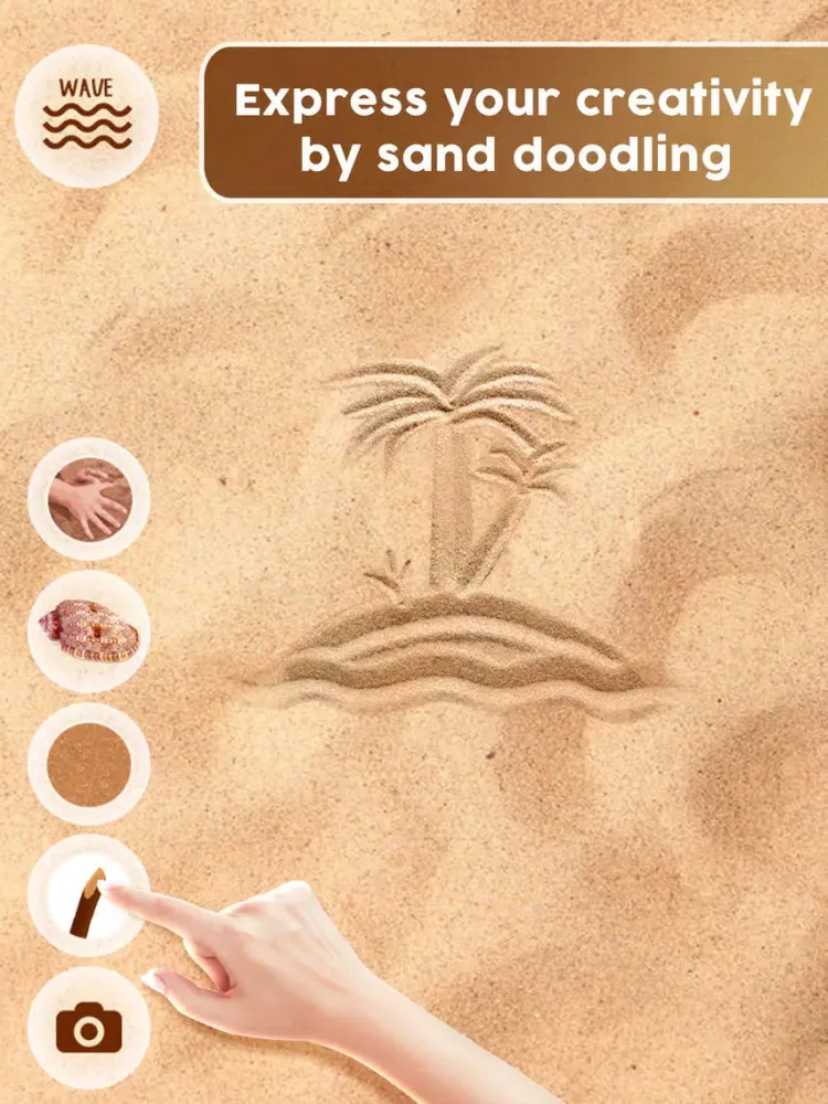 صور Doodles Sand Draw Art iPad 