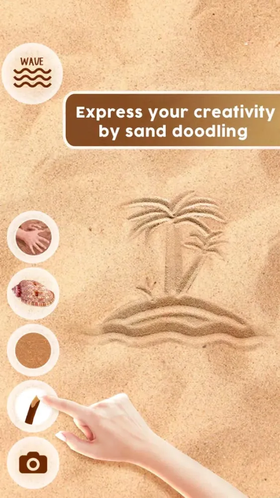صور Doodles Sand Draw Art