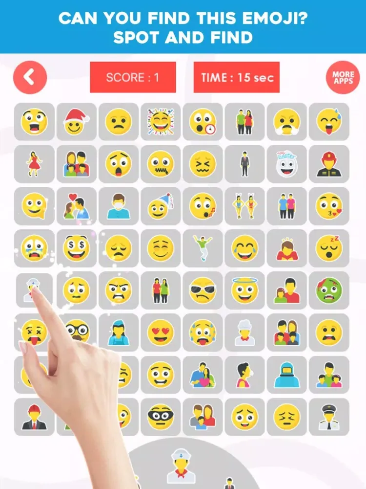 Captures d'écran de Find Differences: Spot Emojis iPad 