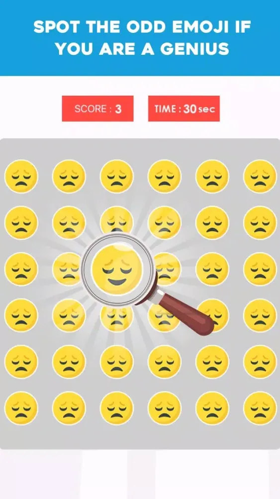 Captures d'écran de Find Differences: Spot Emojis