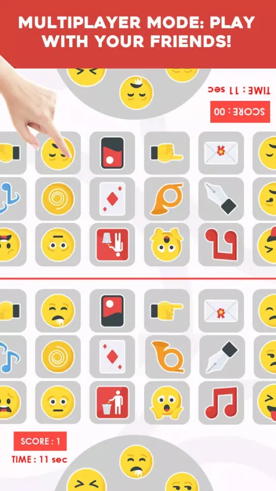 Captures d'écran de Find Differences: Spot Emojis