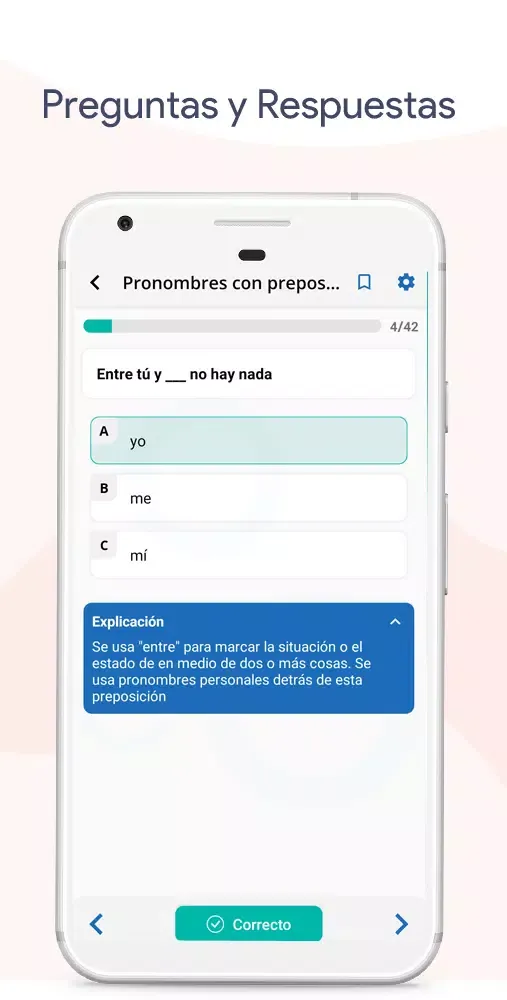 Examen Dele A2 Nacionalidad سکرین شاٹس