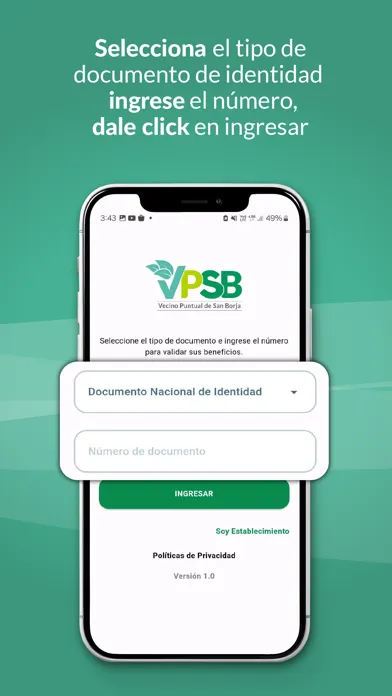 Vecino Puntual de San Borja應用截圖