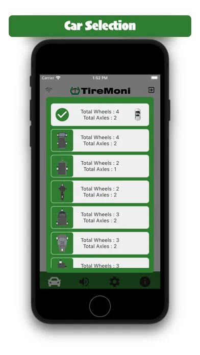 TireMoni BLE-tpms سکرین شاٹس