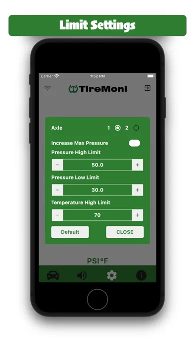 TireMoni BLE-tpms سکرین شاٹس