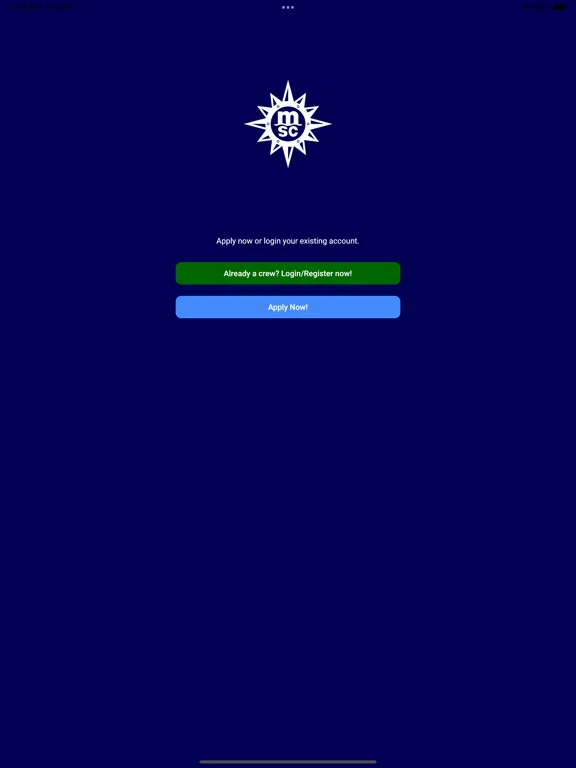 Скриншоты MSC Crewing Services iPad 