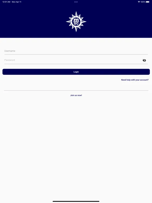 Скриншоты MSC Crewing Services iPad 
