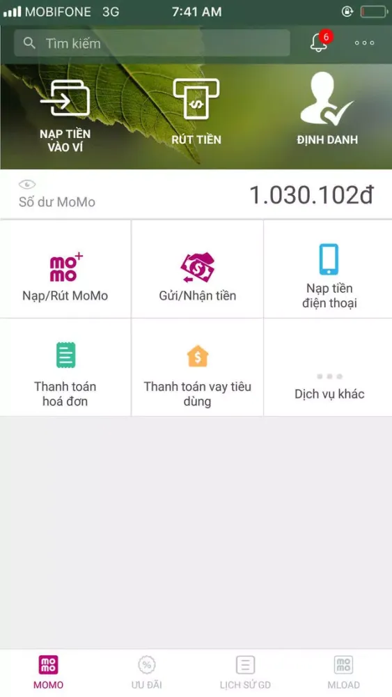 Điểm Giao Dịch MoMo Ekran Görüntüleri