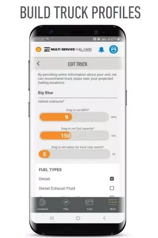 Multi Service Fuel Card Screenshots