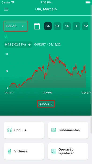 Screenshot di MSF Invest
