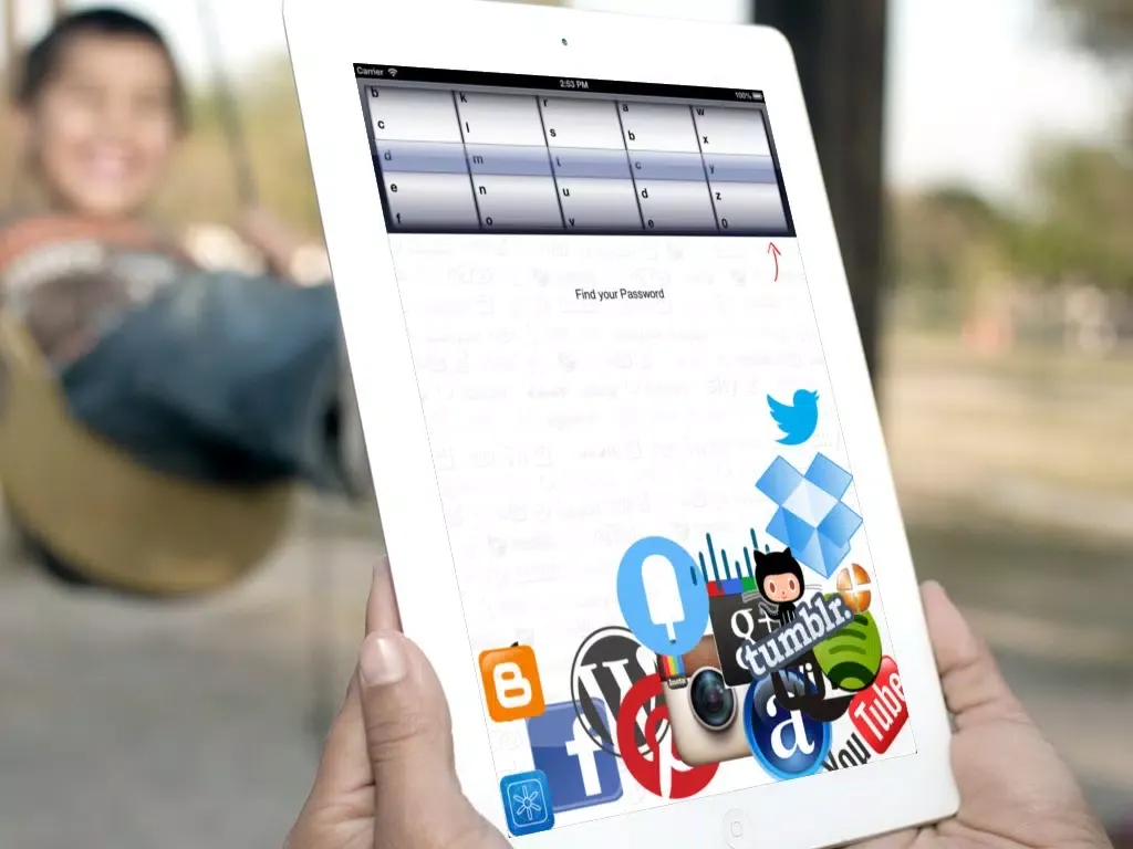Ảnh chụp màn hình của SavePassword iPad 