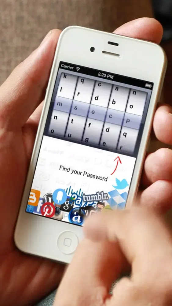 Ảnh chụp màn hình của SavePassword