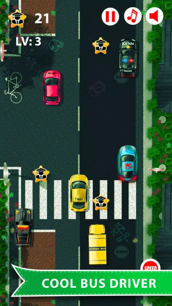 School bus driver racing sim应用截图