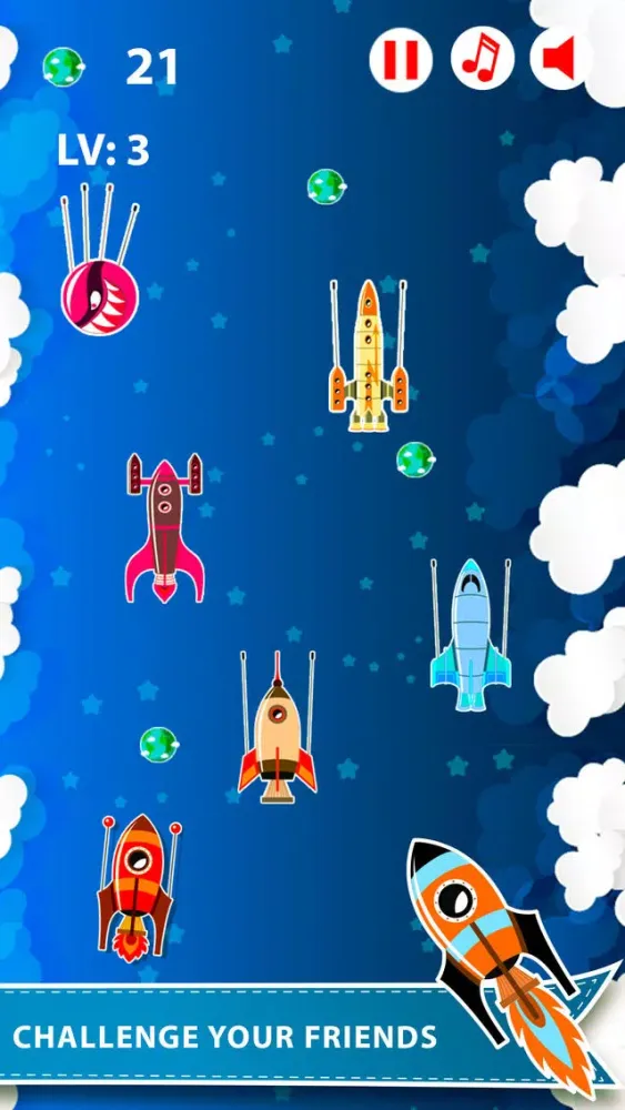 Astronaut Space Rocket flight 스크린샷