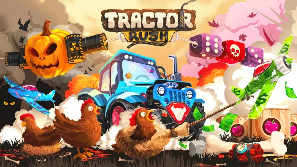 Tangkapan layar Tractor Rush: Car Games 2021
