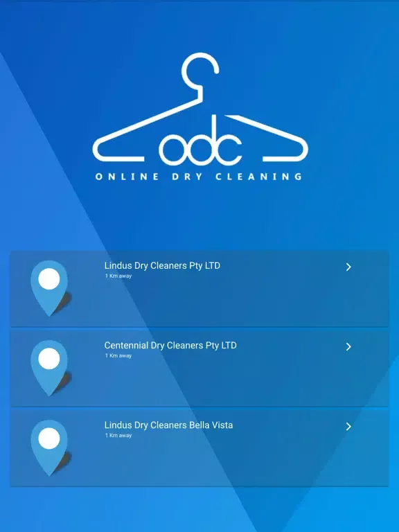 Online Dry Cleaning User iPad  سکرین شاٹس