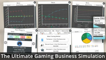 Ảnh chụp màn hình của Game Studio Tycoon 3 Free