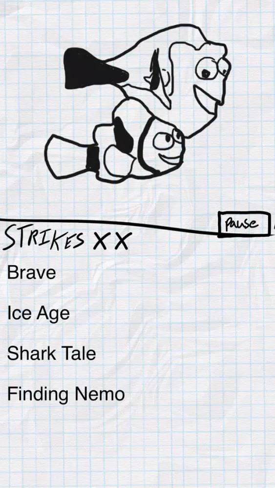 Zrzuty ekranu Doodle Movie Quiz