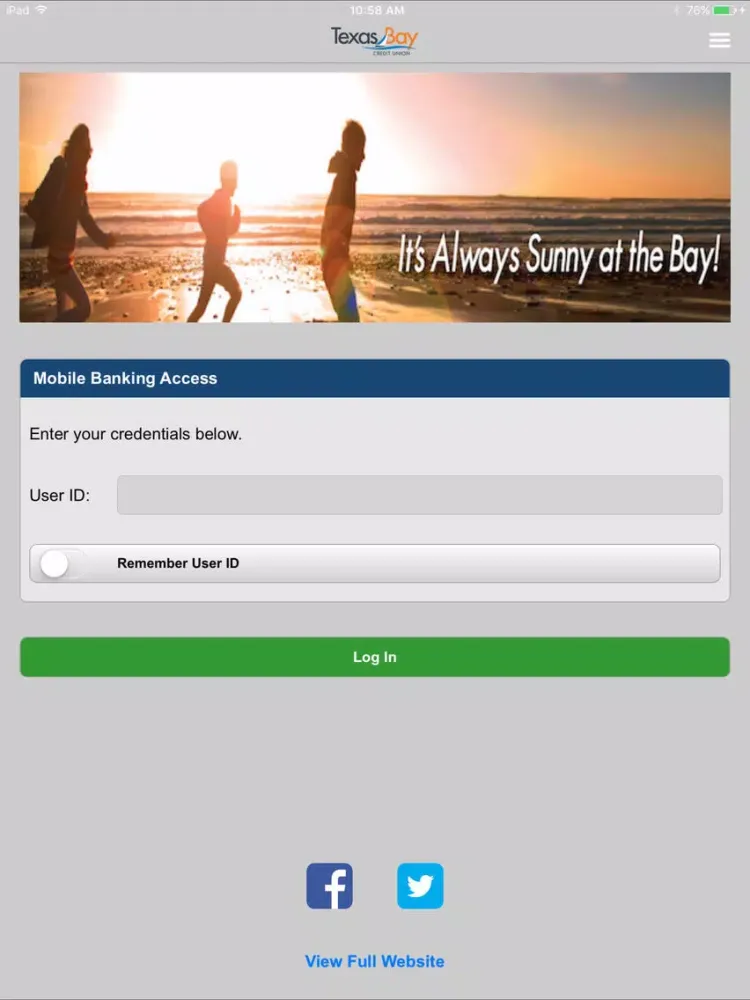 Скриншоты Texas Bay Credit Union iPad 