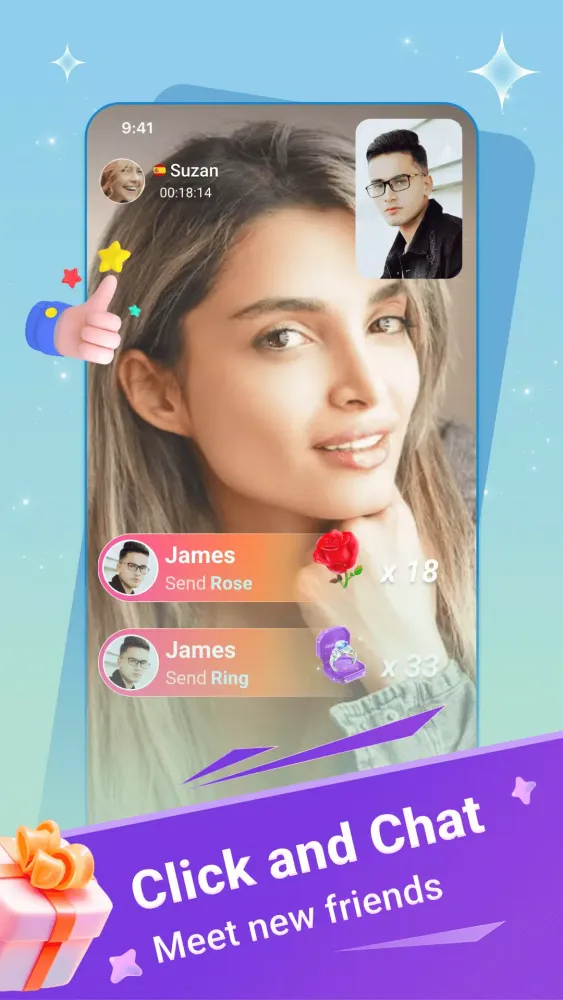Ảnh chụp màn hình của Joyo lite: Online video chat