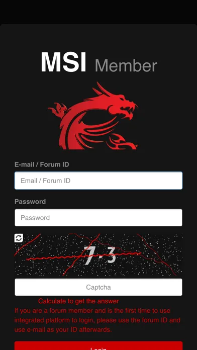 MSI Community سکرین شاٹس