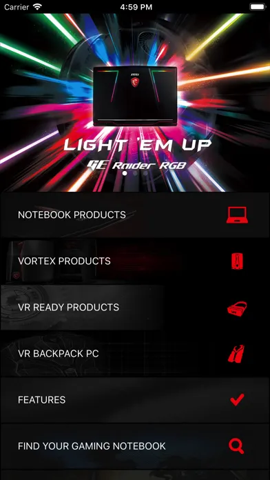 Скриншоты MSI Notebook