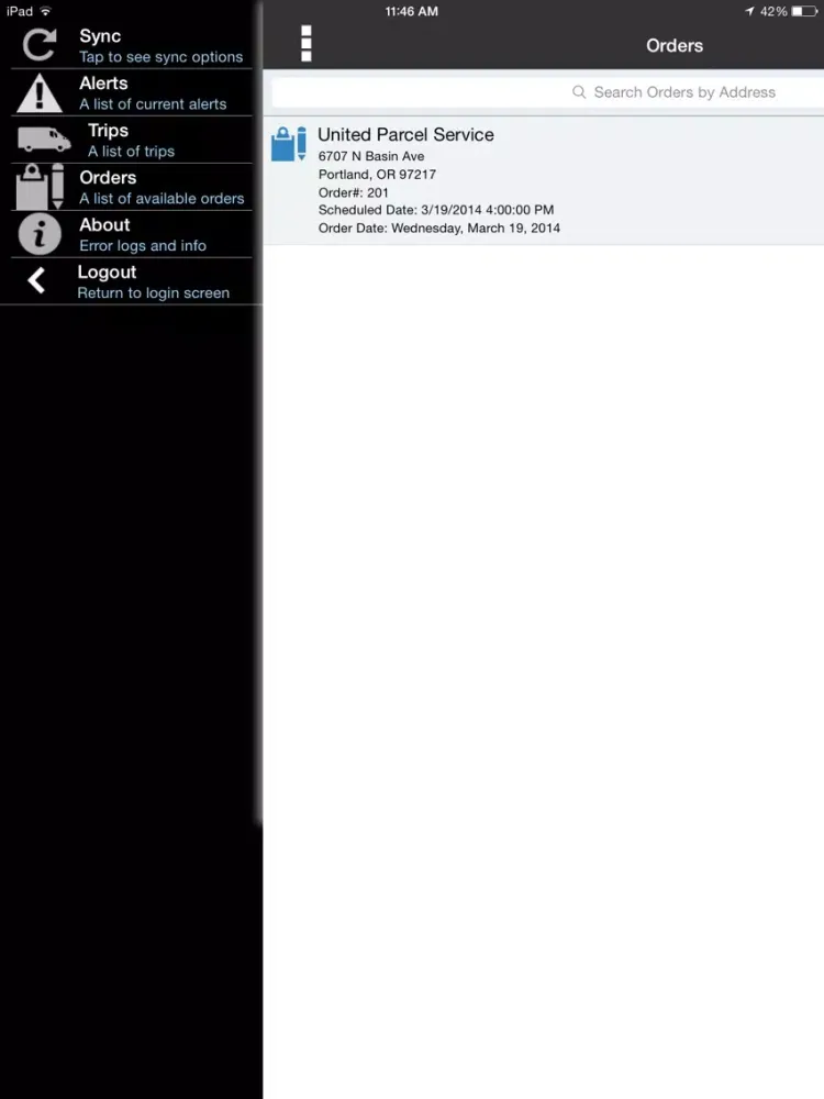 Service Pro 2015 R3 iPad  スクリーンショット