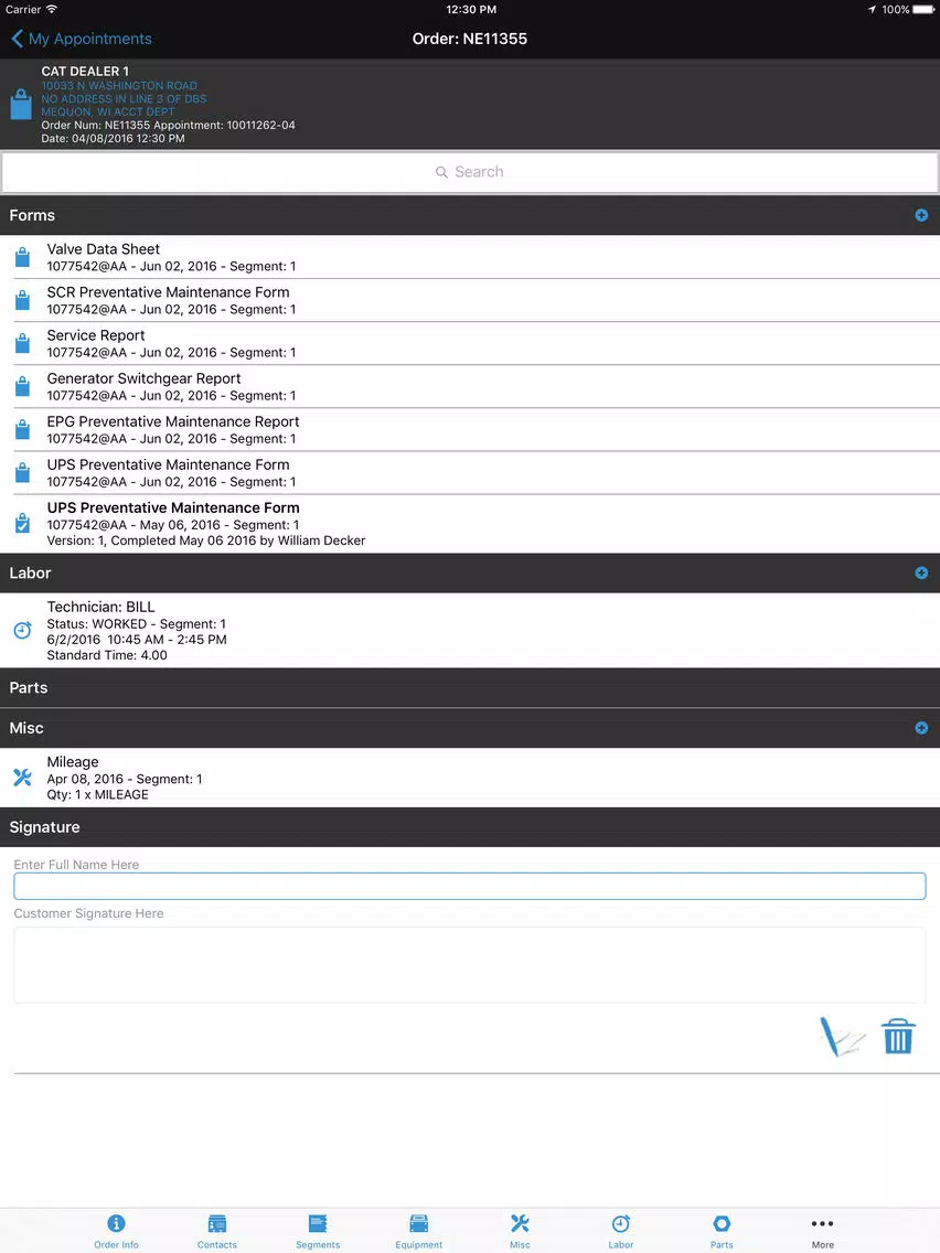 Service Pro Mobile 2.13 iPad 应用截图