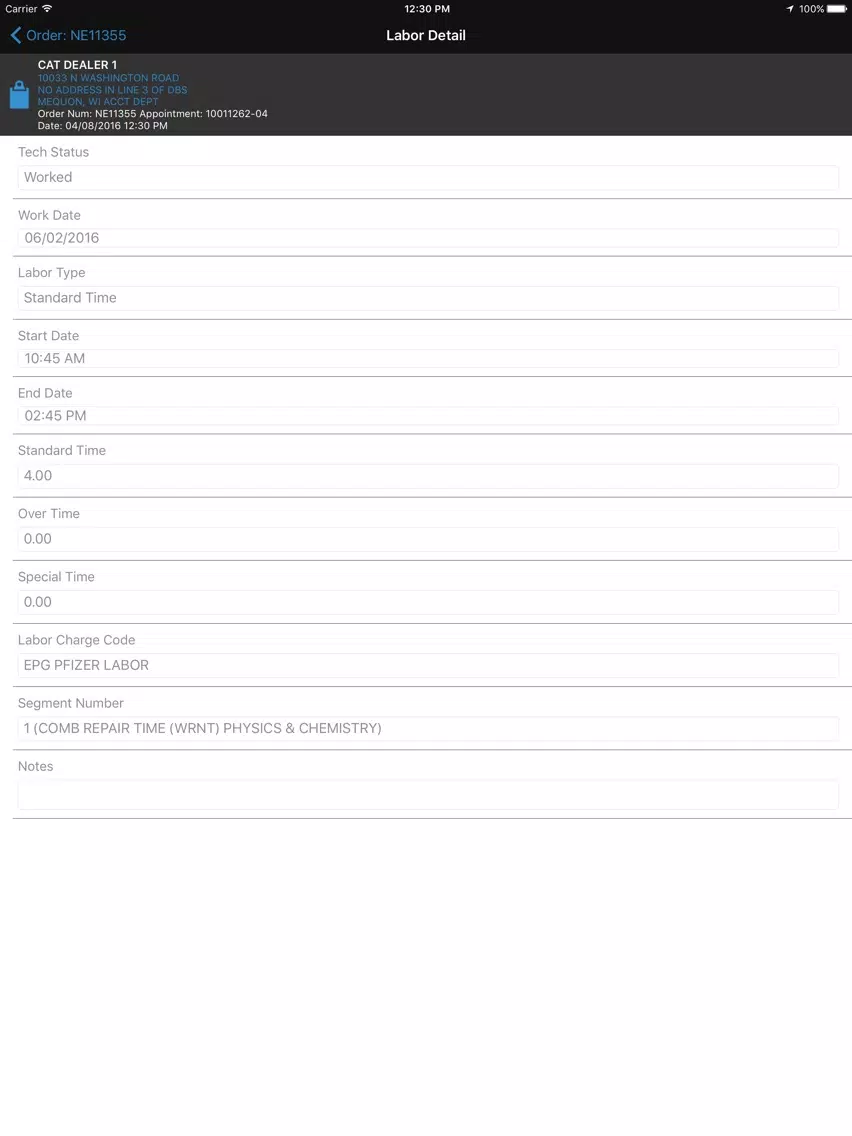 Service Pro Mobile 2.13 iPad 应用截图