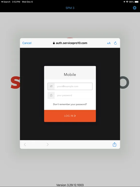 Capturas de pantalla de Service Pro Mobile 3 iPad 