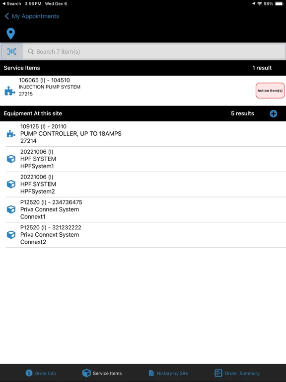 Capturas de pantalla de Service Pro Mobile 3 iPad 
