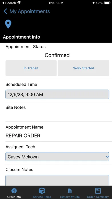 Capturas de pantalla de Service Pro Mobile 3