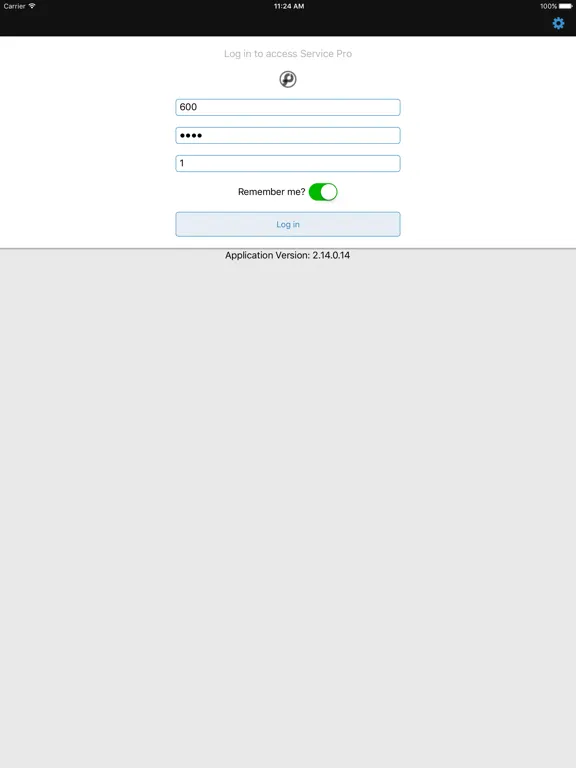 Tangkapan layar SPV® Mobile 2.15 iPad 