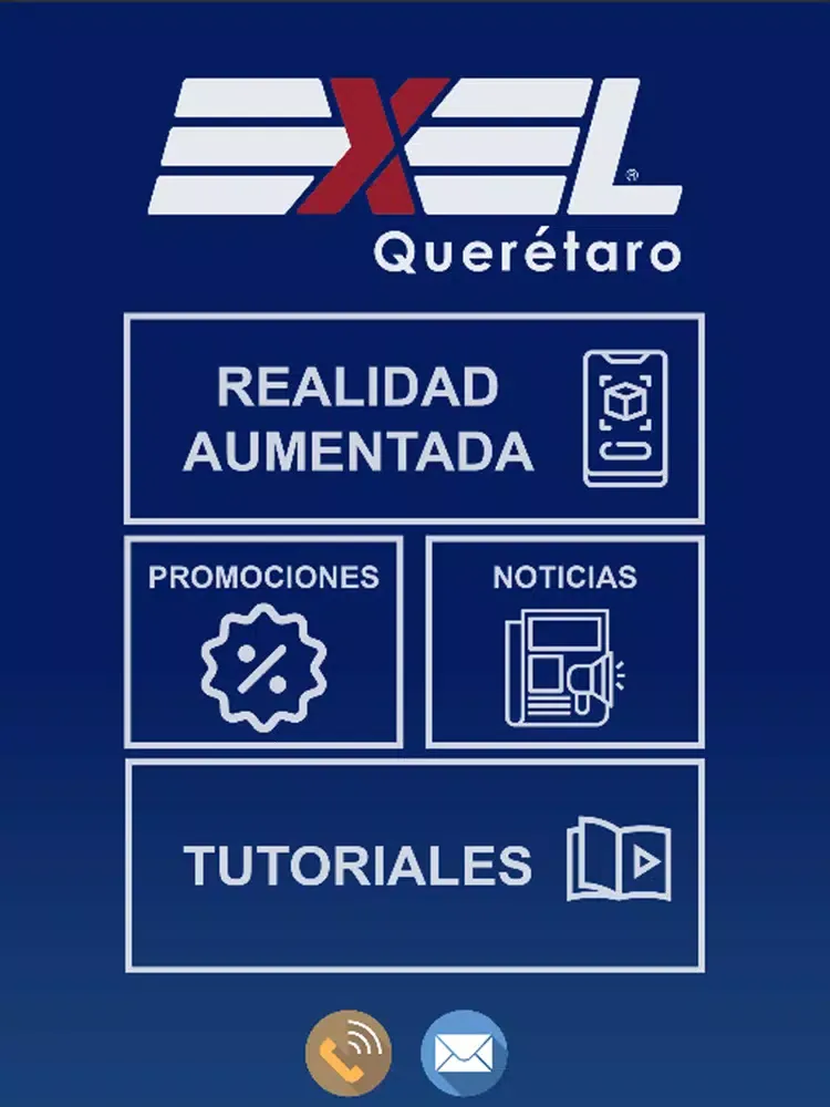 Tangkapan skrin EXEL Querétaro iPad 