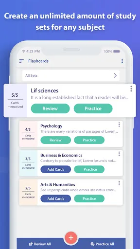 Study Flashcards – Review and Screenshots