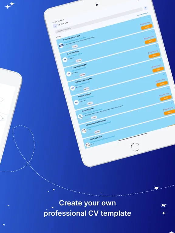 JobSpace-Job Search in Myanmar iPad 应用截图