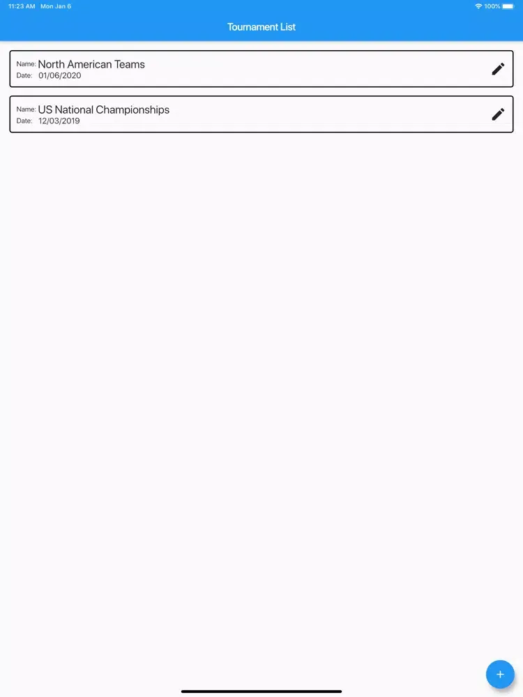صور Table Tennis Rating Calculator iPad 