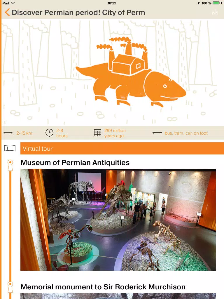 Capturas de pantalla de Discover Permian period iPad 