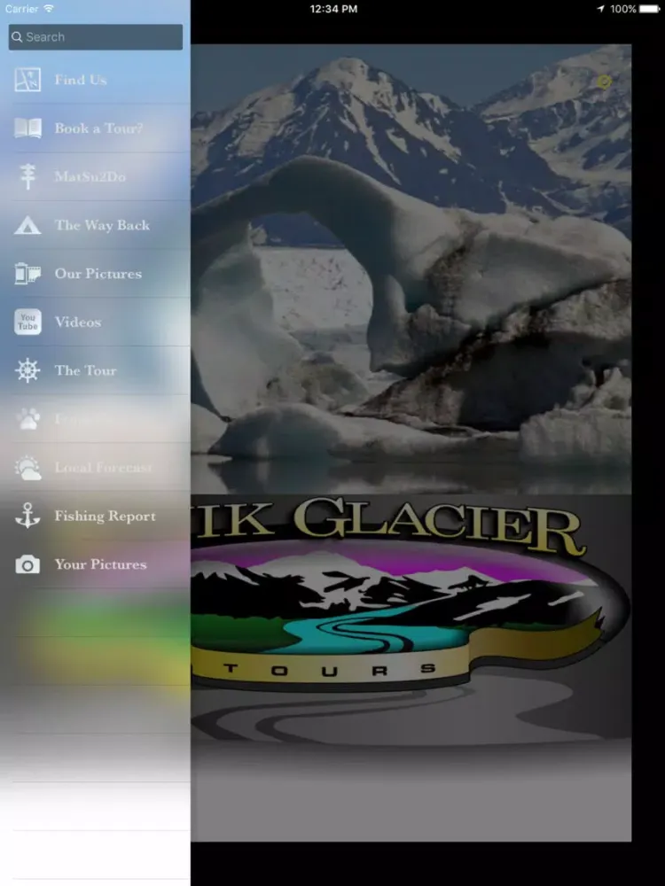 Knik Glacier Tours iPad 應用截圖