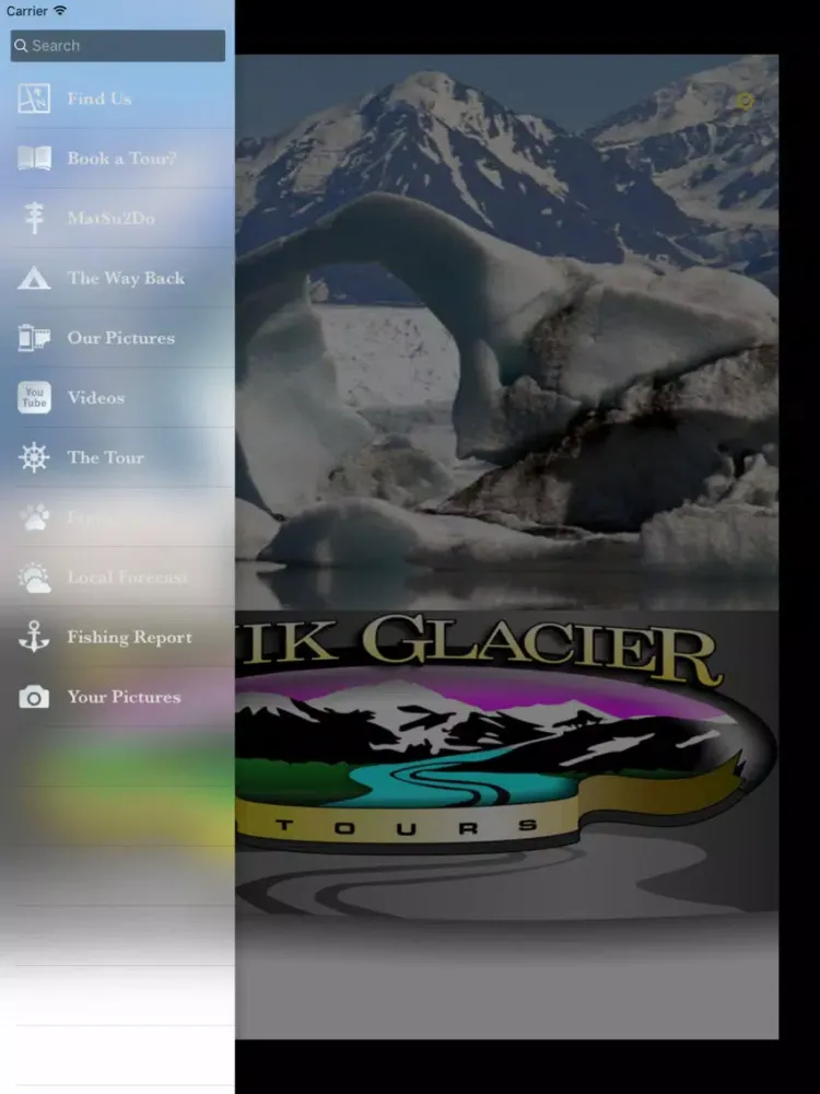 Knik Glacier Tours iPad 應用截圖
