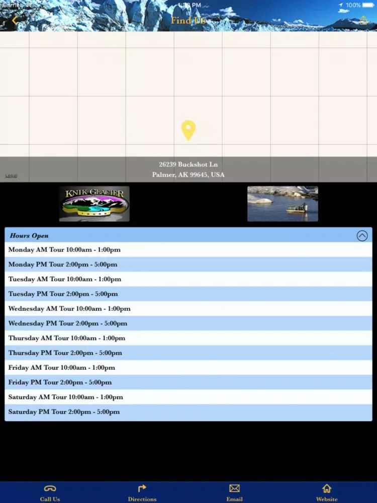 Knik Glacier Tours iPad 應用截圖