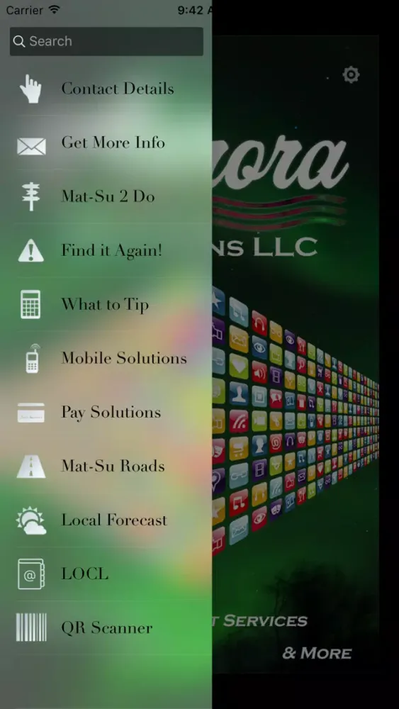 Screenshot di Aurora Solutions