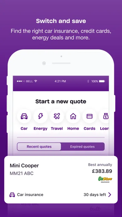 MoneySuperMarket Screenshots